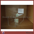 Tank Water Clear Acrylic Ballot/Donation Case with Sign Holder
